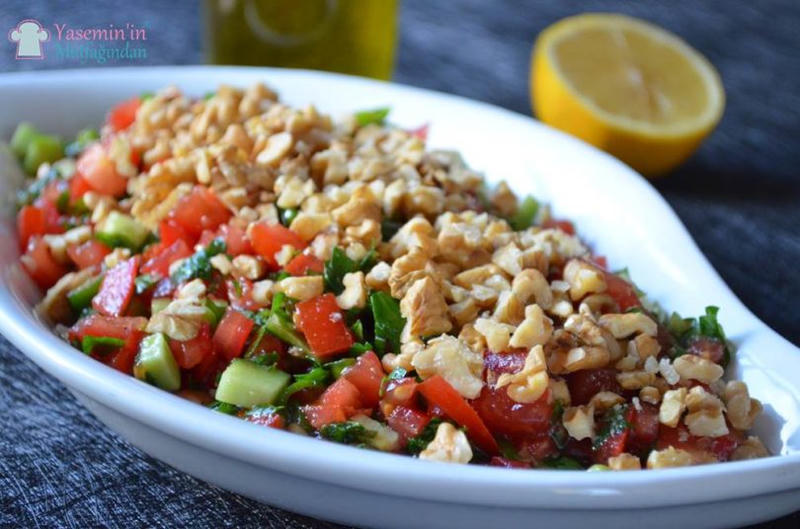 Gavurdağı Salatası - Hazırlanış
