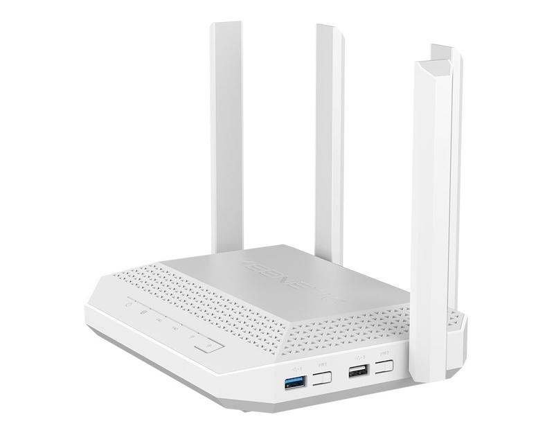 Keenetic Hero AX3000 Wi-Fi Mesh Ebeveyn Kontrol Fiber VPN Router 1x2.5Gbit/s 1xSFP Combo 4x1Gbit/s USB3.0 USB.2.0 KN-1012